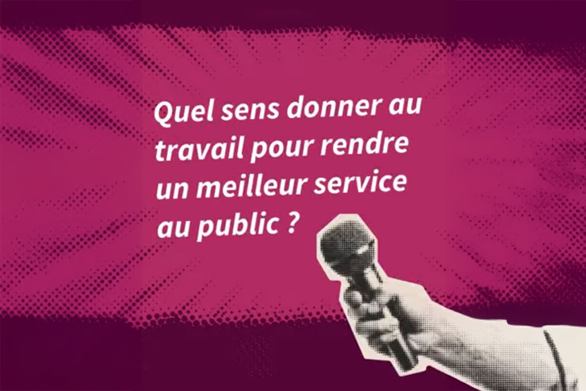 Conférence : Quel sens donner au travail dans le service public ? avec Philippe Martinez.