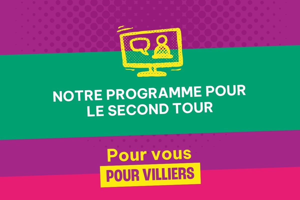 Notre programme pour le second tour